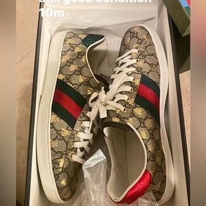 Size 10 men gucci shoes
